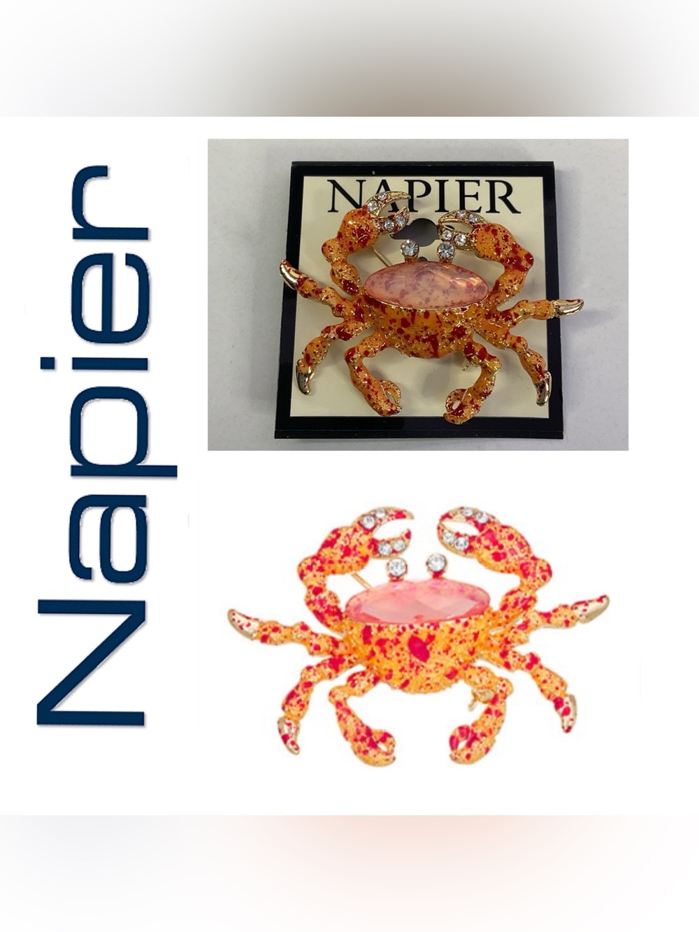 🌟🌟 Napier Crab Brooch